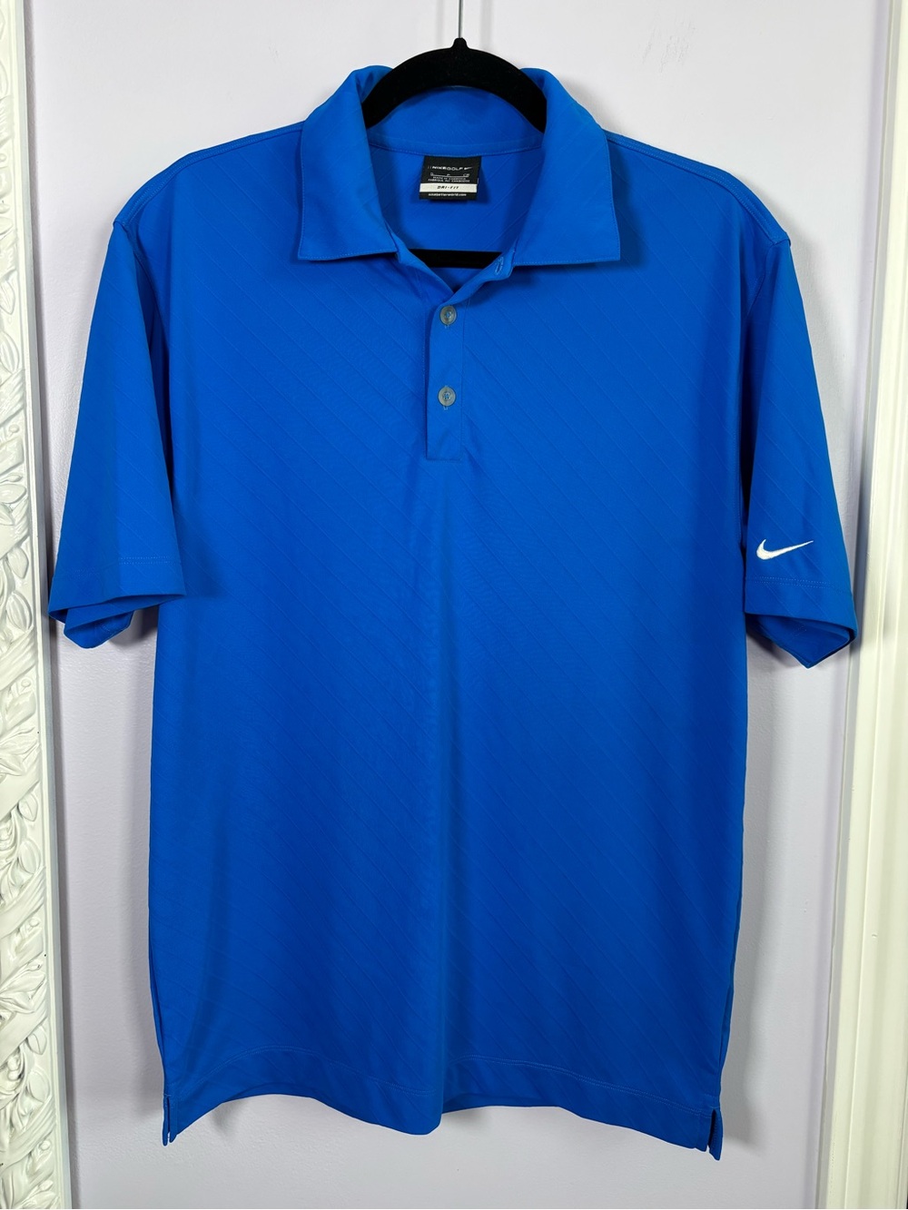 Nike Golf Dri-Fit Royal Blue Short-Sleeve Polo Shirt Size S